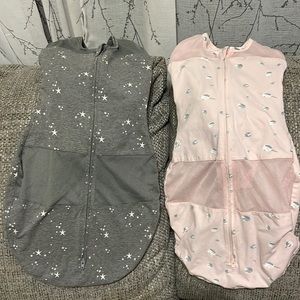 Two Sleepea® 5-Second Baby Swaddles (Medium 12-18lb)